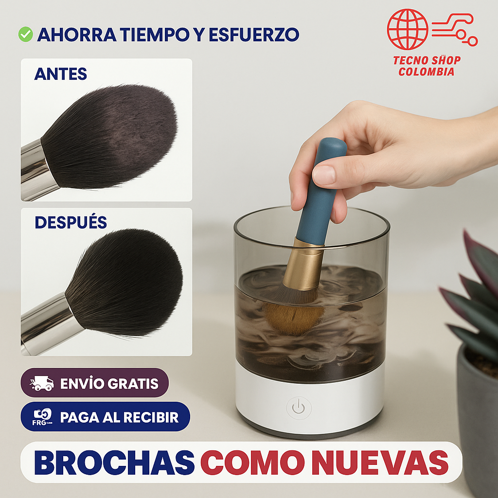 LIMPIADOR ELÉCTRICO DE BROCHAS