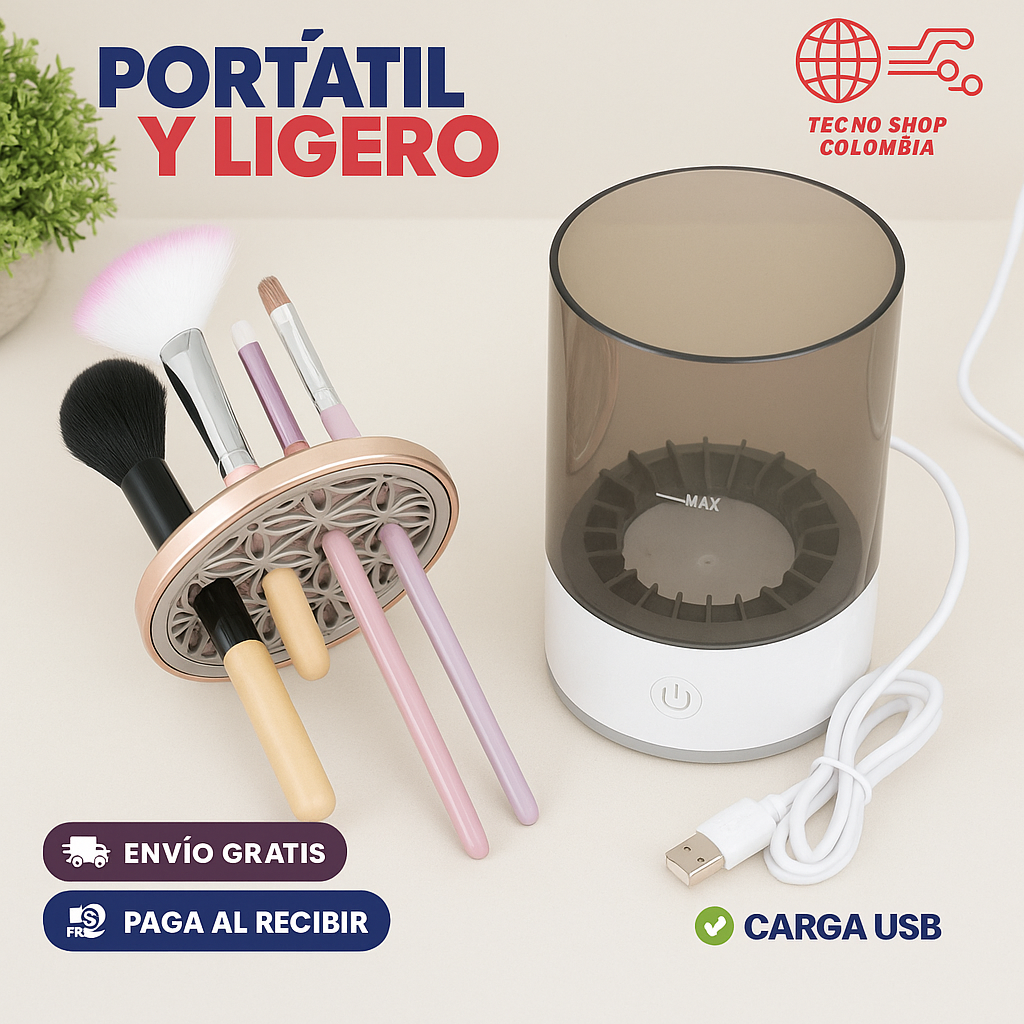LIMPIADOR ELÉCTRICO DE BROCHAS