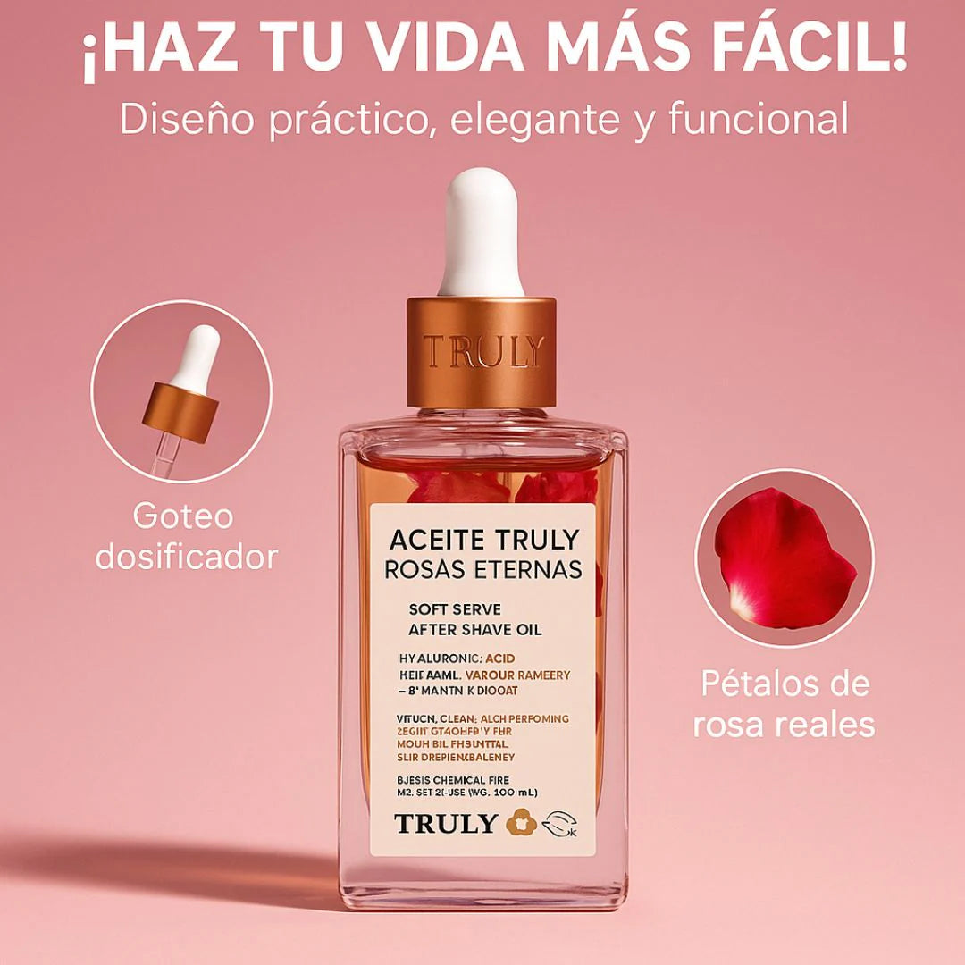 Aceite Truly  - Para tu zona intima muñeca